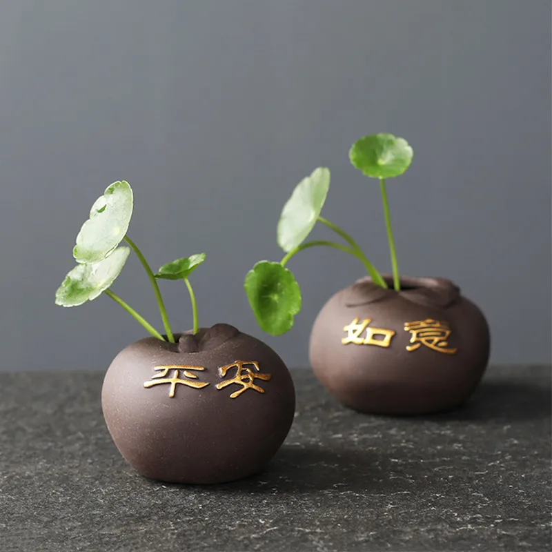 Creative Purple Clay Tea Pet F – Bonsai Garden Mini Bewertung und Preis