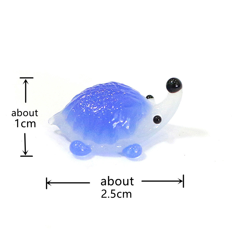 Handmade Mini Glass Hedgehog F – Bonsai Garden In Japan Bewertung und Preis