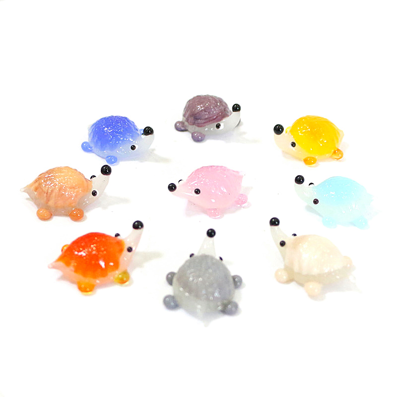 Handmade Mini Glass Hedgehog F – Bonsai Garden In Japan Bewertung und Preis