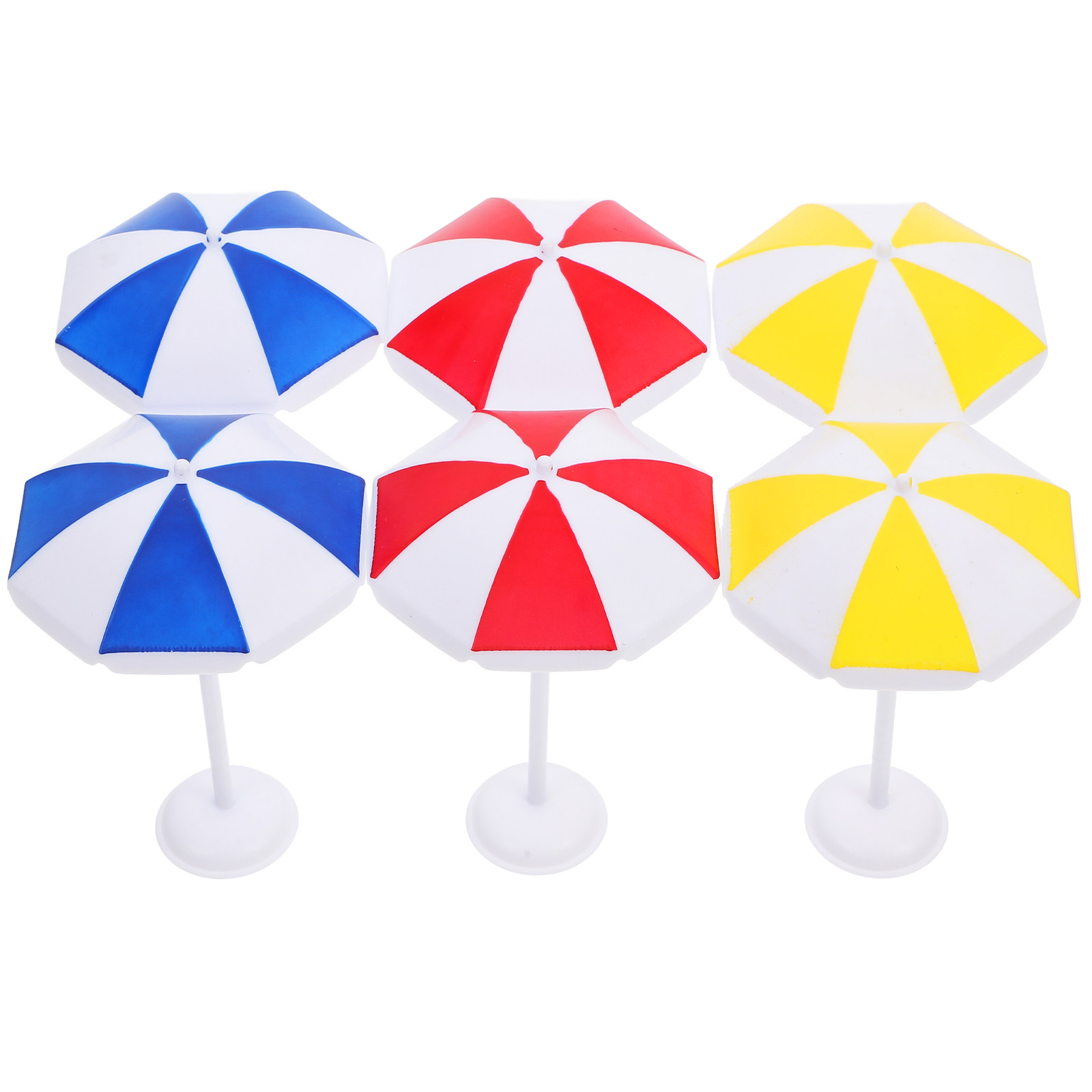 6Pcs Mini Beach Sun Umbrella C – Bonsai Garden Mini Bewertung und Preis