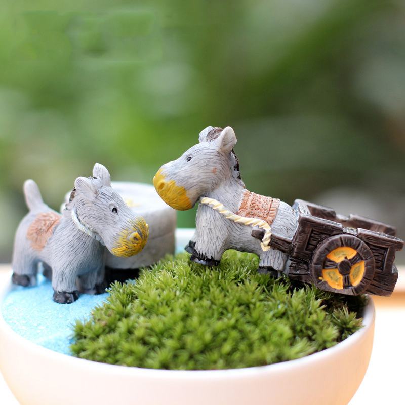 Animal Figurines Mini Donkey P – Bonsai Garden In Japan Bewertung und Preis