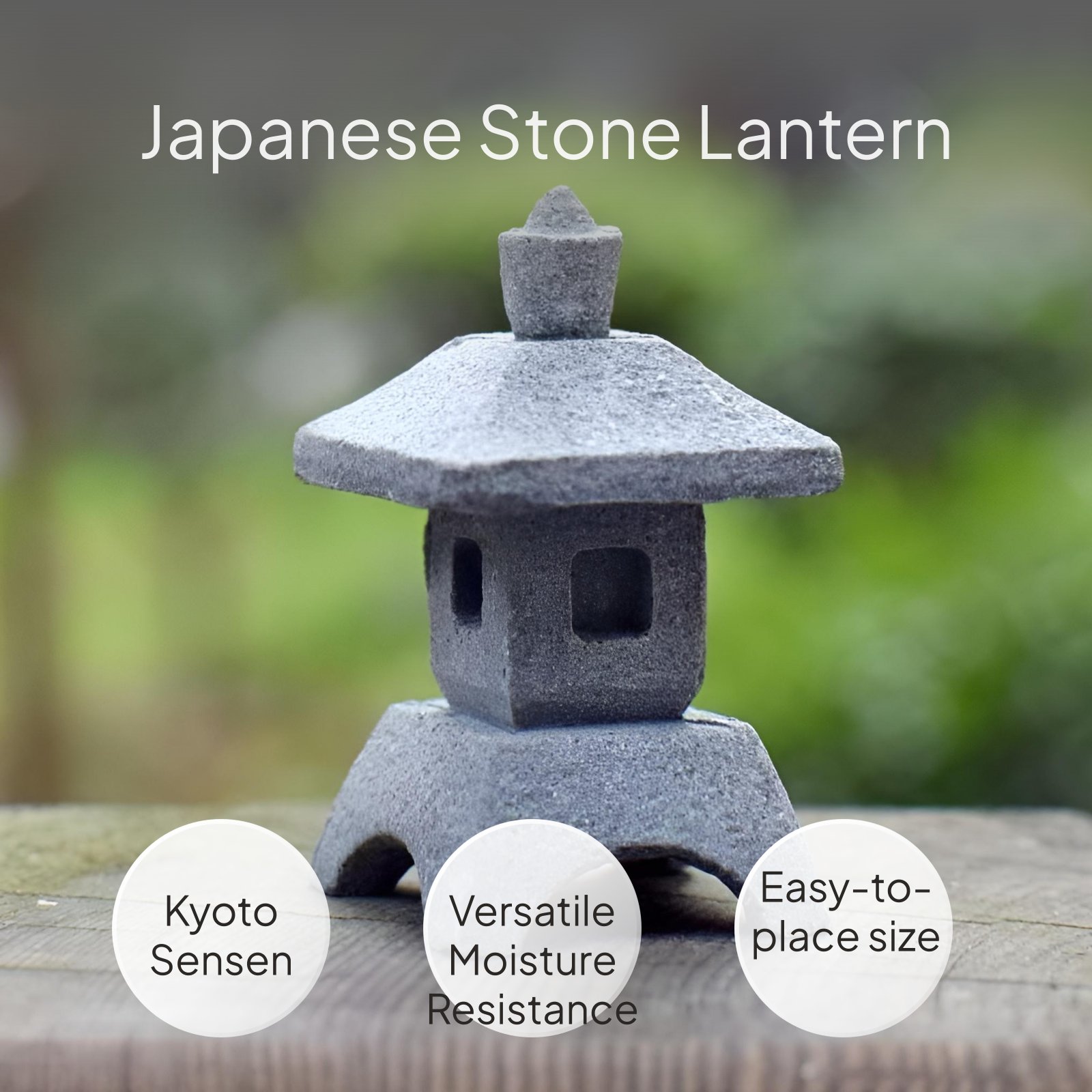 Japanese Sandstone Lantern Gar – Bonsai Garden In Japan Bewertung und Preis