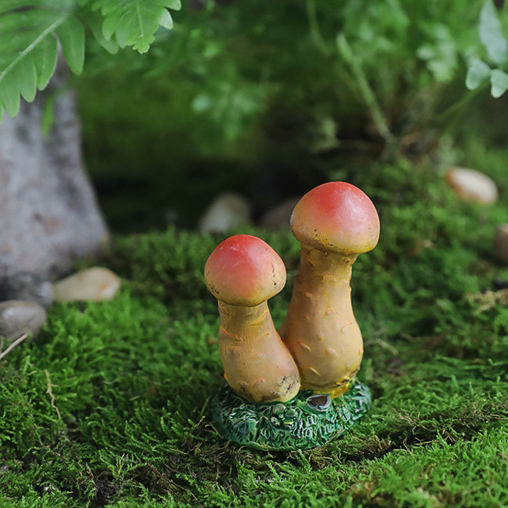 3pcs Miniature Mushroom Decor  – Bonsai Garden Mini Bewertung und Preis