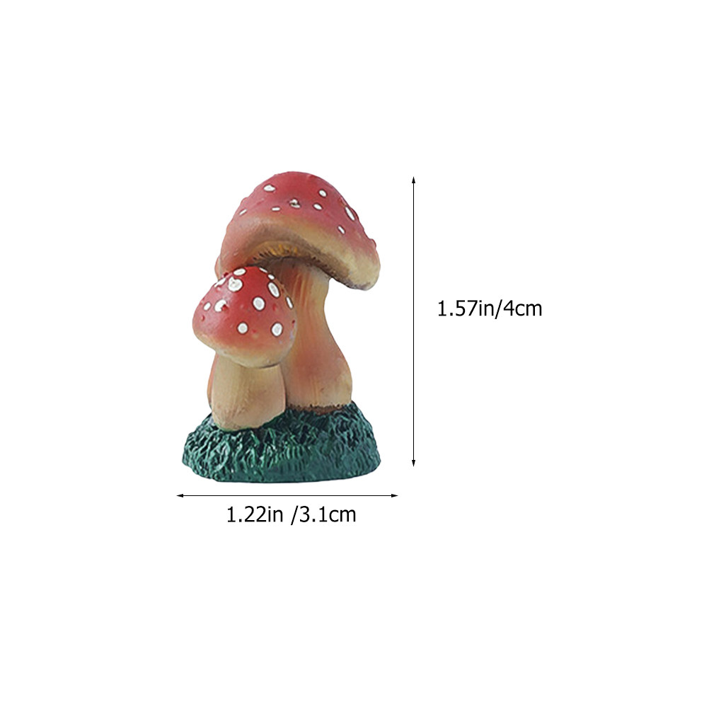 3pcs Miniature Mushroom Decor  – Bonsai Garden Mini Bewertung und Preis