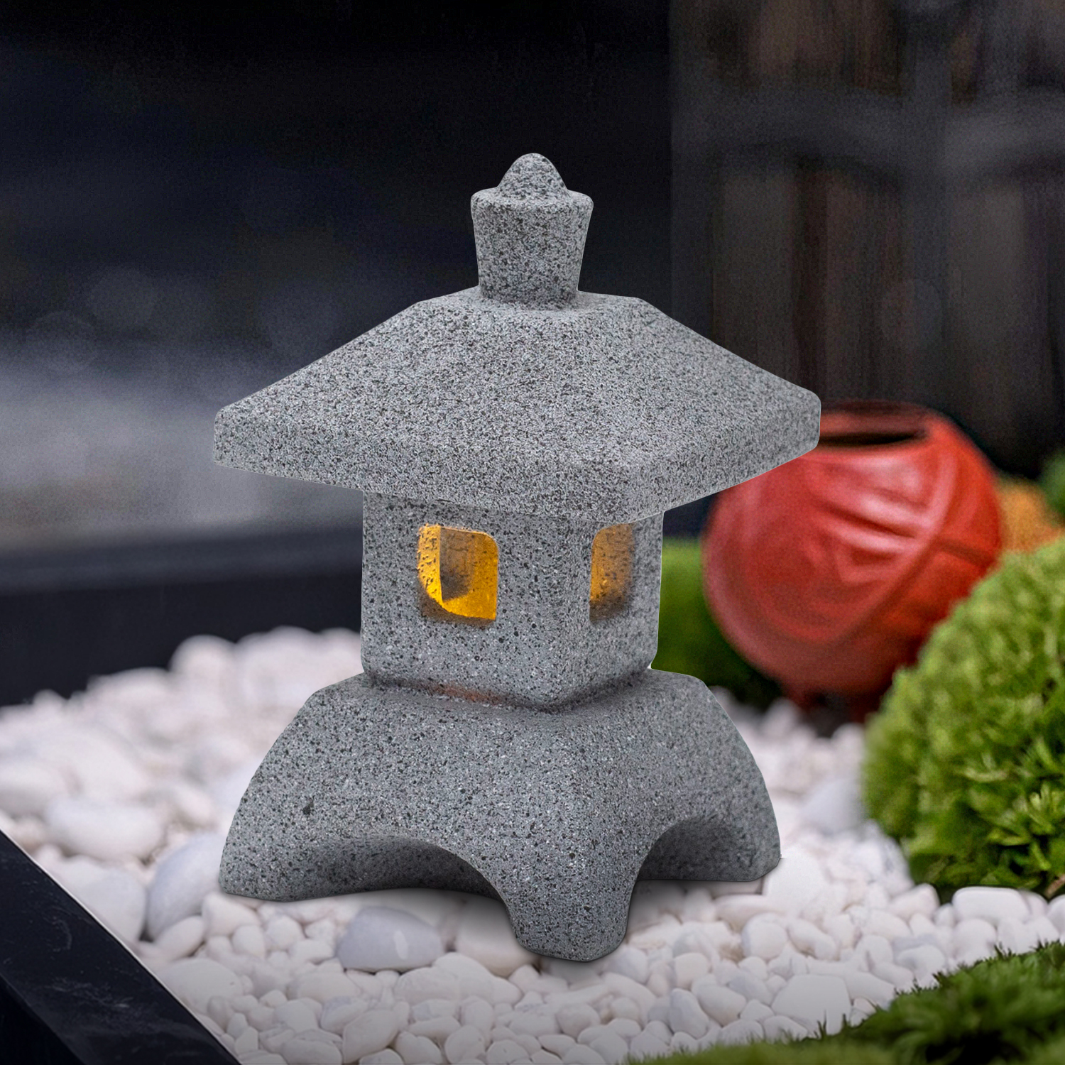 Japanese Lantern Pagoda Statue – Bonsai Garden In Japan Bewertung und Preis