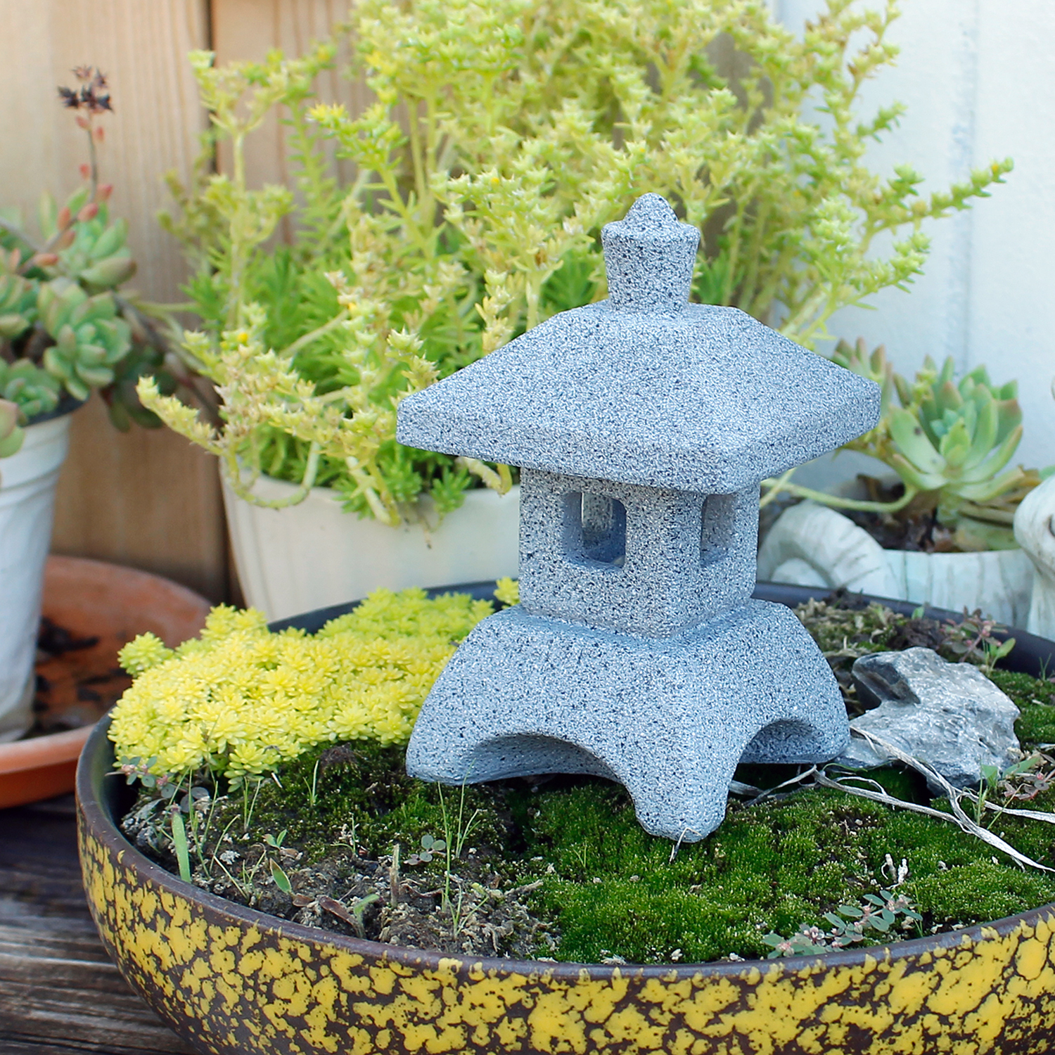 Japanese Lantern Pagoda Statue – Bonsai Garden In Japan Bewertung und Preis