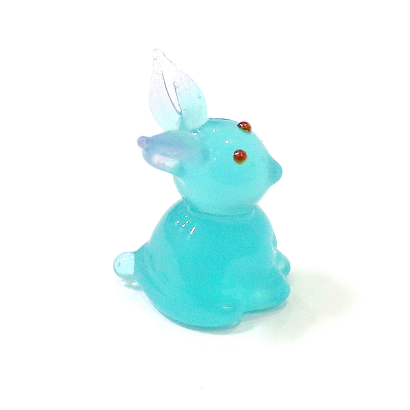 2pcs Mini Glass Bunny Figurine – Bonsai Garden In Japan Bewertung und Preis