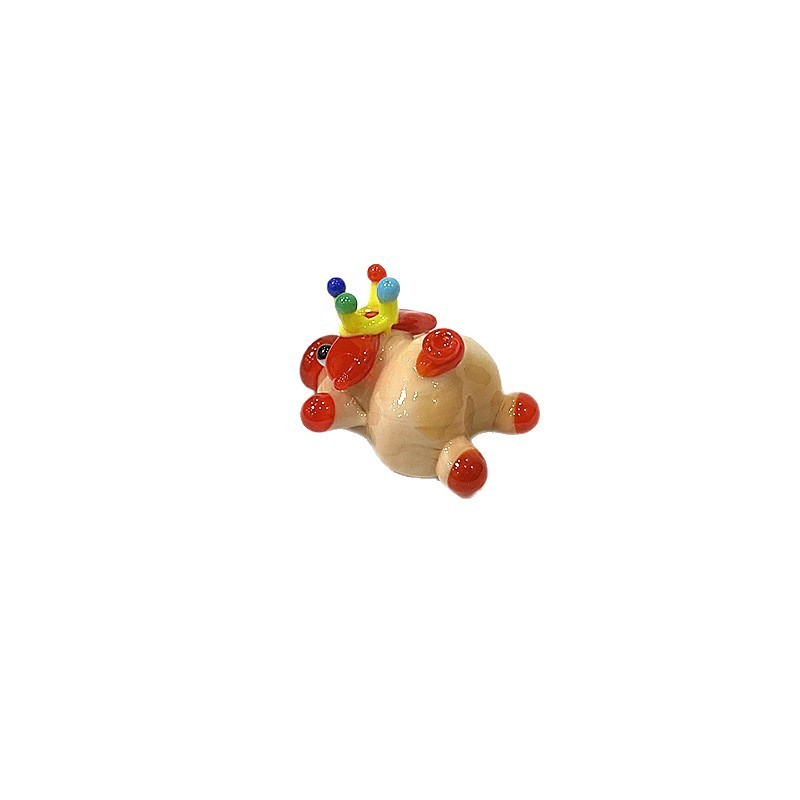 Cute Mini Glass Pig Figurine - – Bonsai Garden In Japan Bewertung und Preis