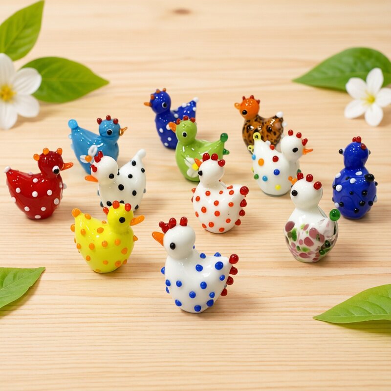 2PCS Handmade Cute Glass Chick – Bonsai Garden In Japan Bewertung und Preis