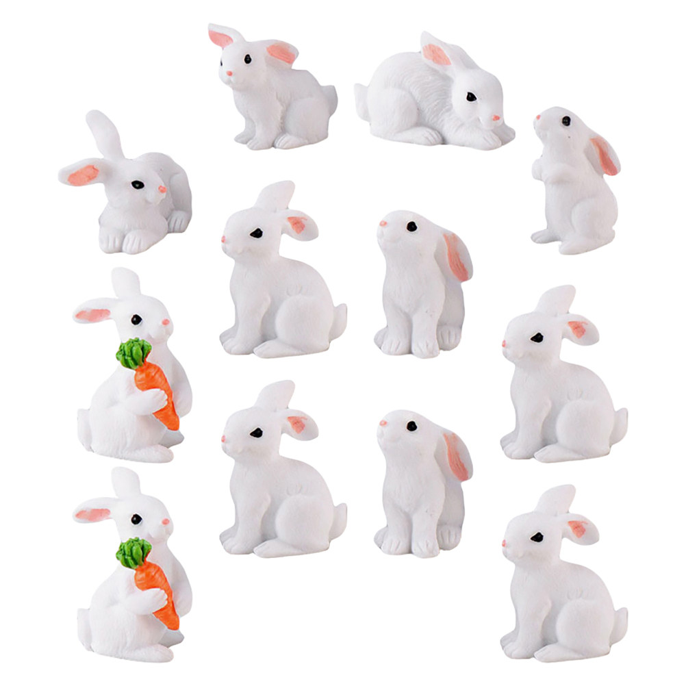 12Pcs Mini Resin Bunny Decor L – Bonsai Garden Mini Bewertung und Preis
